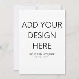 5x7" 招待状印刷 招待状