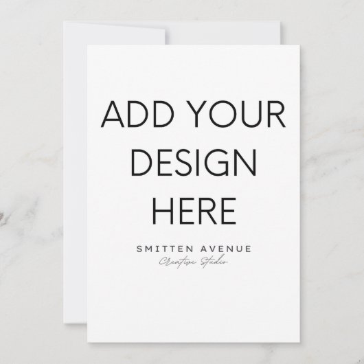 5x7" 招待状印刷 招待状 (正面)