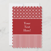 5x7 招待状、カスタムテキストの表と裏 招待状 (裏面)