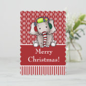 5x7 招待状、カスタムテキストの表と裏 招待状 (スタンド正面)