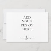 5x7" 招待状 カスタム印刷 | 横向き (正面)