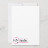 5x7 新年のお祝い 招待状 サマーカントリーウェディング (裏面)