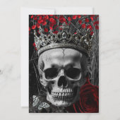 5x7 結婚式招待状　アデリンを悩ませる　ゼイド・ミード 招待状 (裏面)