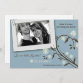 5x7 青花写真 セーブ・ザ・デートのお知らせ セーブザデート (正面/裏面)