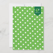 5x7 3 枚　写真 ホリー デザイン フラット カード (裏面)