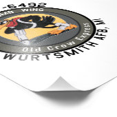 5x7 B-52G「オールドクロウ表現」ノーズアートプリント フォトプリント (角)