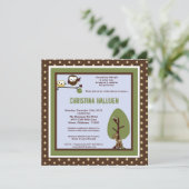 5x7 Enchanted Hollow Baby Shower Invitation 招待状 (スタンド正面)