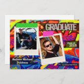 5x7 Graffiti Air Brush 絵を描  Shinia Announce 案内状 (正面/裏面)