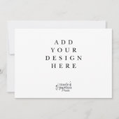 5x7" Horizontal Landscape Cards 招待状 (正面)