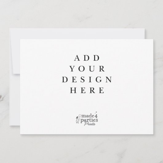 5x7" Horizontal Landscape Cards 招待状 (正面)