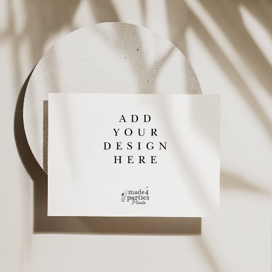 5x7" Horizontal Landscape Cards 招待状