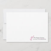 5x7  nautical sailor sail boat baby shower 招待状 (裏面)