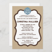 5x7 Nojo消防機関赤ちゃんシャワー招待状 招待状 (正面/裏面)