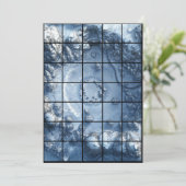 5x7 SnowPit紙グリッドマップ 招待状 (スタンド正面)