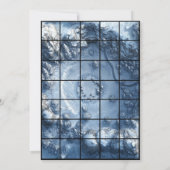 5x7 SnowPit紙グリッドマップ 招待状 (裏面)