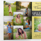 5x7 Trifold Graduation Announcement Invitation 三つ折り招待状 (内部最初)