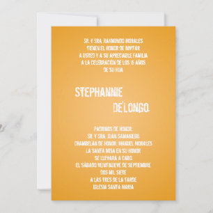 5x7 Yello DJスピンターンテーブルキンセアニェラ招待状 招待状