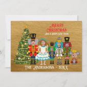 6おもしろいのナツクラッカーファミリー | ママパパフォーボーイズ シーズンカード (正面)