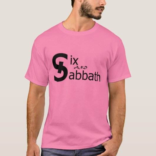 6および安息日 Tシャツ (正面)