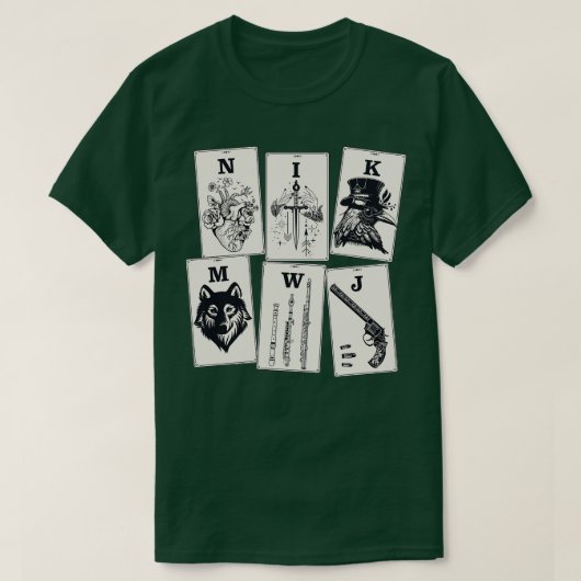 6つのクロウズケッテルダムクロウクラブ8 Tシャツ (デザイン正面)