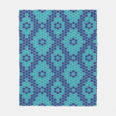 6つのコーナーパターン2 フリースブランケット (正面)