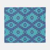 6つのコーナーパターン2 フリースブランケット (正面(横))