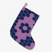 6つのコーナーパターン スモールクリスマスストッキング (正面 (吊り時))