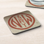 6つのノーフォークとウェスタンの鉄道ロゴの完全なセット コースター (左側)