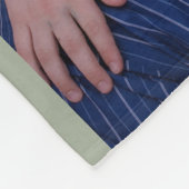 6つのパネルここのあなたの写真 フリースブランケット (角)