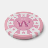 6つのパーソナライズされたクラシックトランプのポーカーチップ ポーカーチップ (シングル)