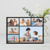 6つのフォトコラージュの挨拶を作成する カード (スタンド正面)