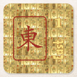 6つのペーパーコースター-東風 スクエアペーパーコースター