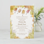 6つのランタン招待状 招待状 (スタンド正面)