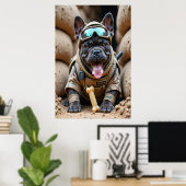 6つのレポートを取り出す:手の中の骨 ポスター (ホームオフィス)