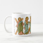 6つの使徒(RLS 20a)コーヒーマグ コーヒーマグカップ (左)