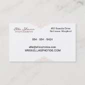 6つの写真の写真の名刺 名刺 (裏面)