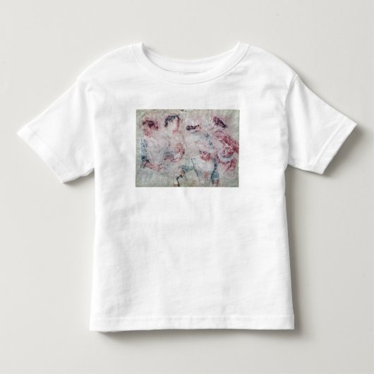 6つの勉強 トドラーTシャツ (正面)