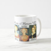 6つの妻のマグ、ヘンリー八世の6人の妻 コーヒーマグカップ (正面右)