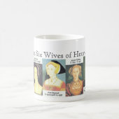 6つの妻のマグ、ヘンリー八世の6人の妻 コーヒーマグカップ (中央)