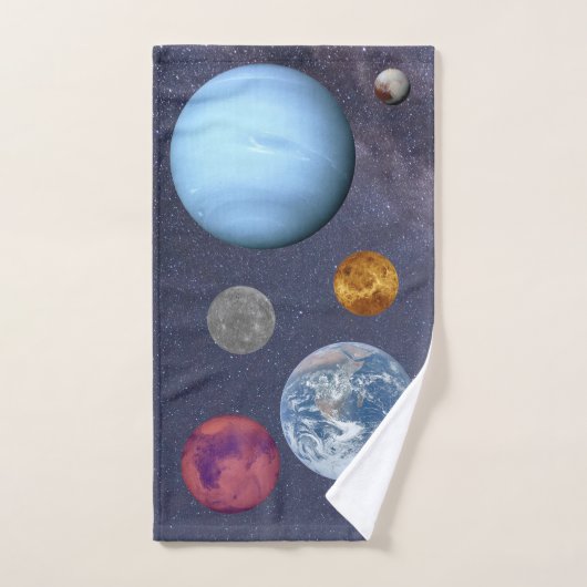 6つの小さな惑星 ハンドタオル (ハンドタオル)