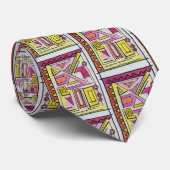 6つの幾何学的パタモダンーンを調整 ネクタイ (ロール)