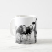 6つの怒っている牛コーヒー・マグ コーヒーマグカップ (正面左)