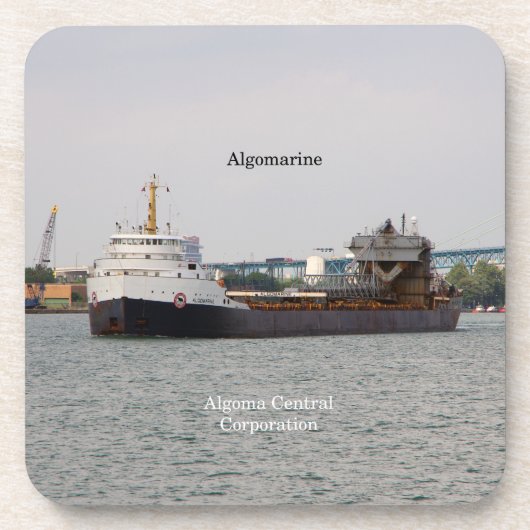 6つの懸命プラスチックのコースターのアルゴマリンセット コースター (正面)