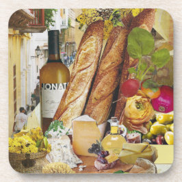 6つの懸命プラスチックのコースターのセット コースター