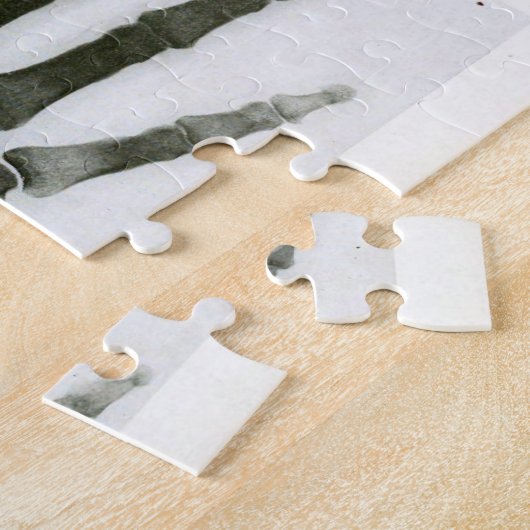 6つの指手のパズルのX線 ジグソーパズル (側面)