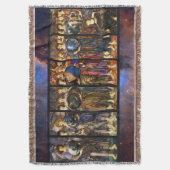 6つの日の創造の天使エドワード・バーン・ジョーンズ スローブランケット (正面縦)