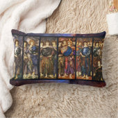 6つの日の創造の天使エドワード・バーン・ジョーンズ ランバークッション (ブランケット)