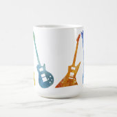 6つの肯定的にエレキギター コーヒーマグカップ (中央)
