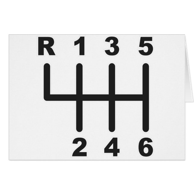 6つの速度の転位のゲート (正面横)