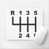 6つの速度の転位のゲート マウスパッド (マウス)